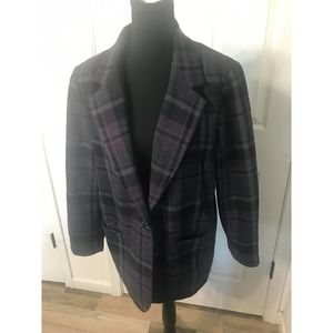 Sag Harbor Women's Dark Purple Blazer   Size 12
